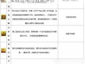 梦幻西游手游化生技能一苇渡江深度解析：实战应用与效能评价