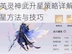 天谕手游英灵神武升星策略详解：掌握英灵神武升星方法与技巧