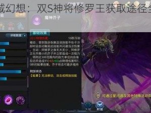 《天域幻想：双S神将修罗王获取途径全面解析》