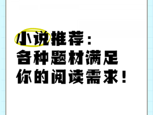 丰富多样的小说类型，满足你的阅读喜好