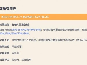 原神赤角石角色属性详解：溃杵效果全览与战斗表现分析