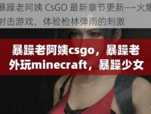 暴躁老阿姨 CsGO 最新章节更新——火爆射击游戏，体验枪林弹雨的刺激