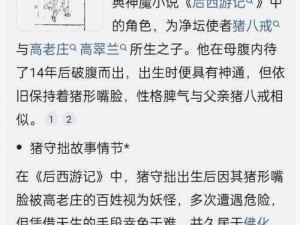 放开那妖怪猪刚鬣全面解析：属性特点大揭秘