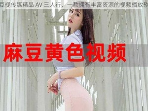 麻豆视传媒精品 AV 三人行，一款拥有丰富资源的视频播放软件