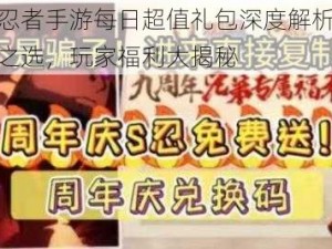 火影忍者手游每日超值礼包深度解析：性价比之选，玩家福利大揭秘