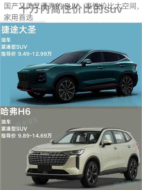 国产又美又漂亮的 SUV，高性价比大空间，家用首选