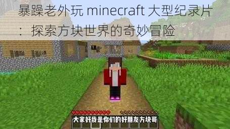 暴躁老外玩 minecraft 大型纪录片：探索方块世界的奇妙冒险