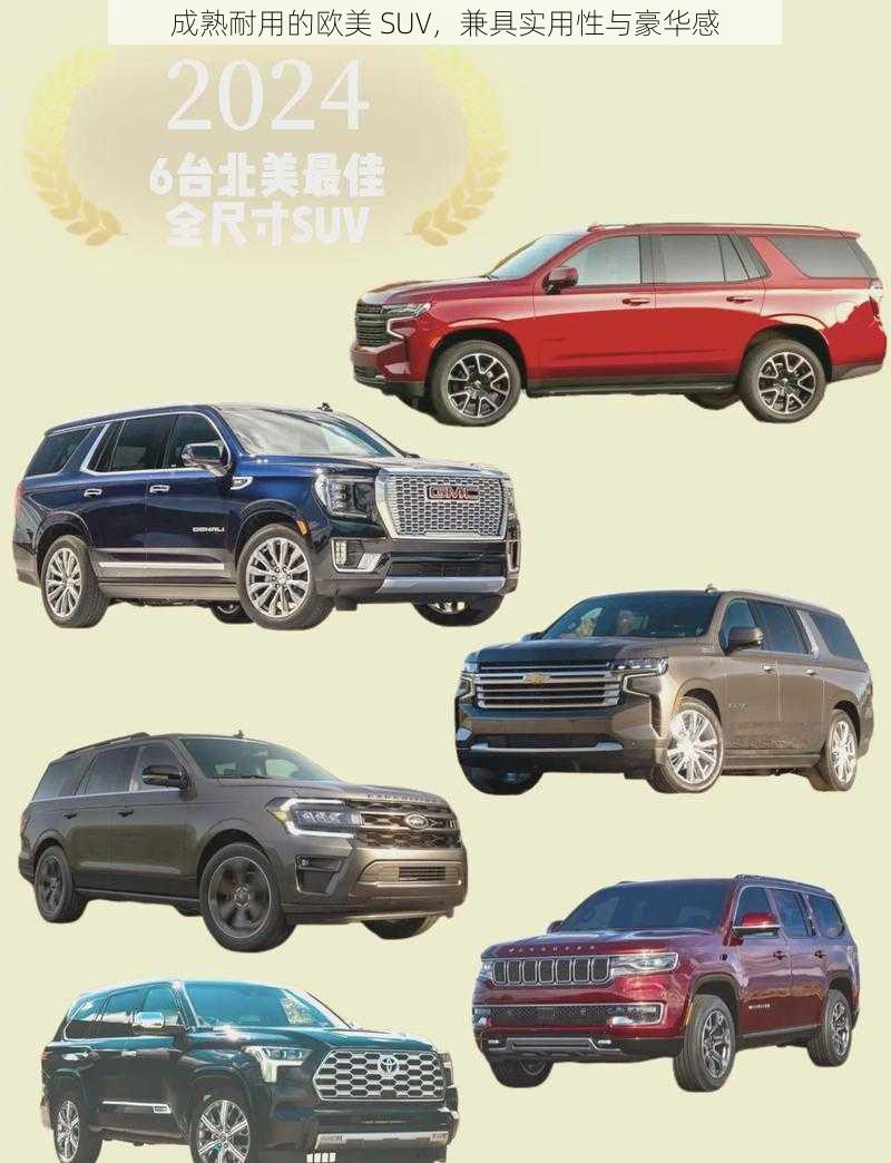 成熟耐用的欧美 SUV，兼具实用性与豪华感