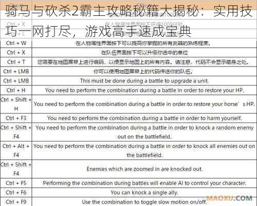 骑马与砍杀2霸主攻略秘籍大揭秘：实用技巧一网打尽，游戏高手速成宝典