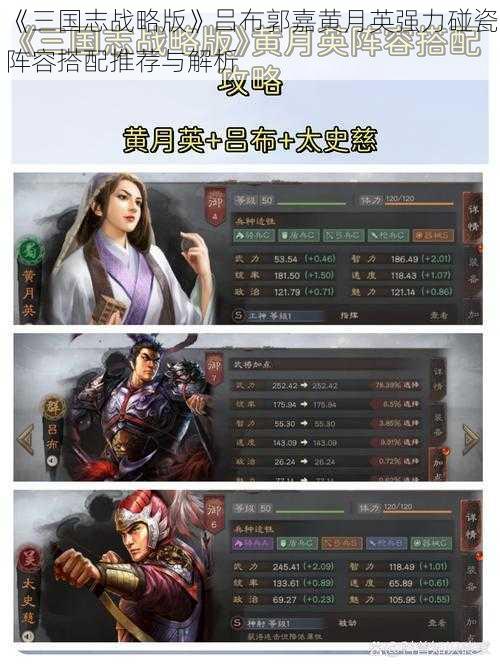 《三国志战略版》吕布郭嘉黄月英强力碰瓷阵容搭配推荐与解析