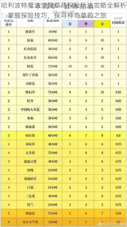 哈利波特魔法觉醒草药探险玩法攻略全解析：掌握探险技巧，探寻神奇草药之旅