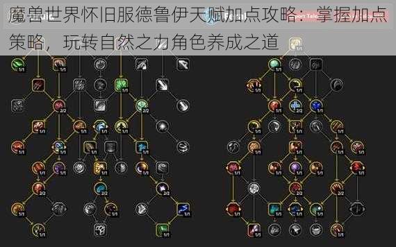 魔兽世界怀旧服德鲁伊天赋加点攻略：掌握加点策略，玩转自然之力角色养成之道