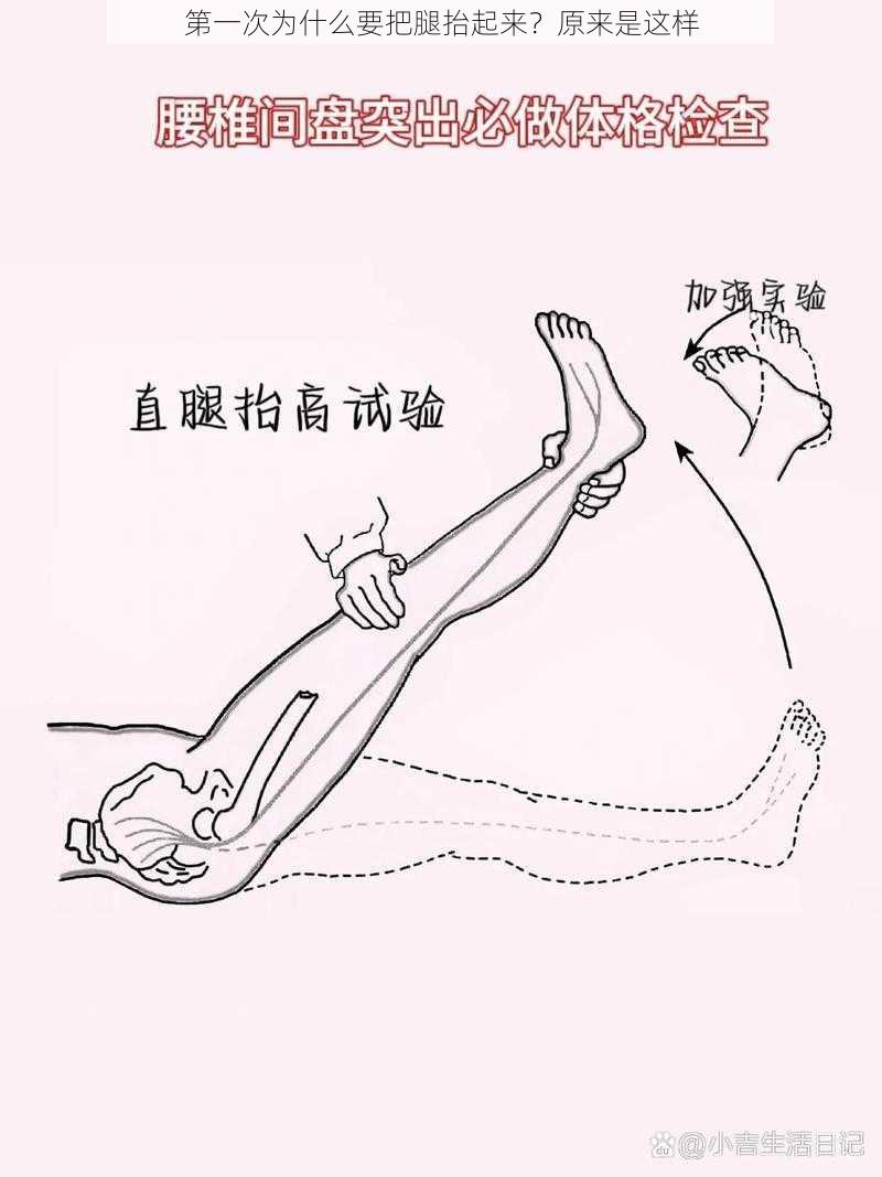 第一次为什么要把腿抬起来？原来是这样