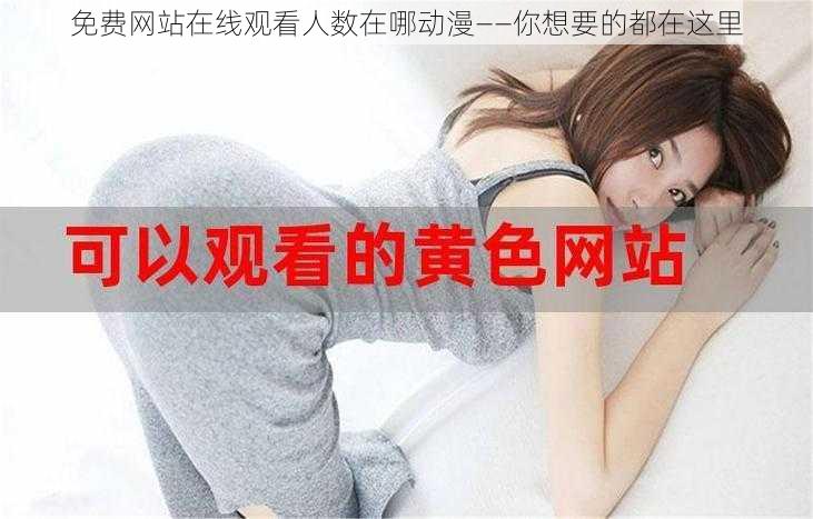 免费网站在线观看人数在哪动漫——你想要的都在这里