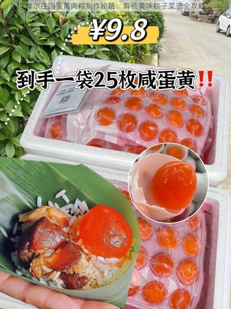 摩尔庄园蛋黄肉粽制作秘籍：解锁美味粽子菜谱全攻略