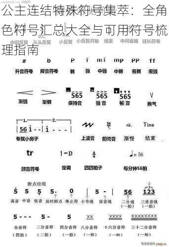 公主连结特殊符号集萃：全角色符号汇总大全与可用符号梳理指南