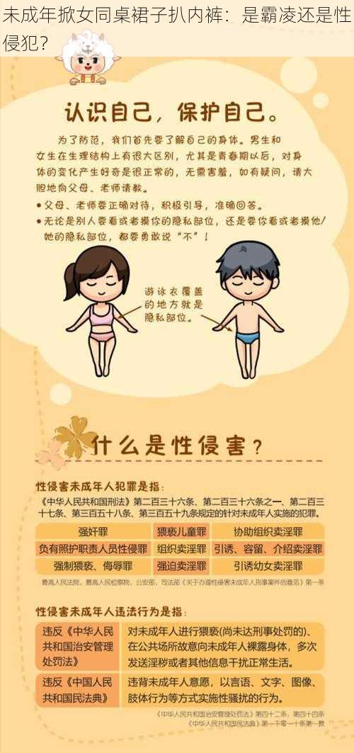 未成年掀女同桌裙子扒内裤：是霸凌还是性侵犯？