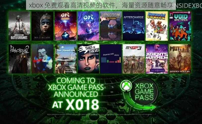 xbox 免费观看高清视频的软件，海量资源随意畅享