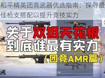 和平精英团竞武器优选指南：探寻最佳枪支搭配以提升竞技实力