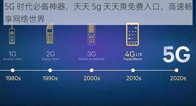 5G 时代必备神器，天天 5g 天天爽免费入口，高速畅享网络世界