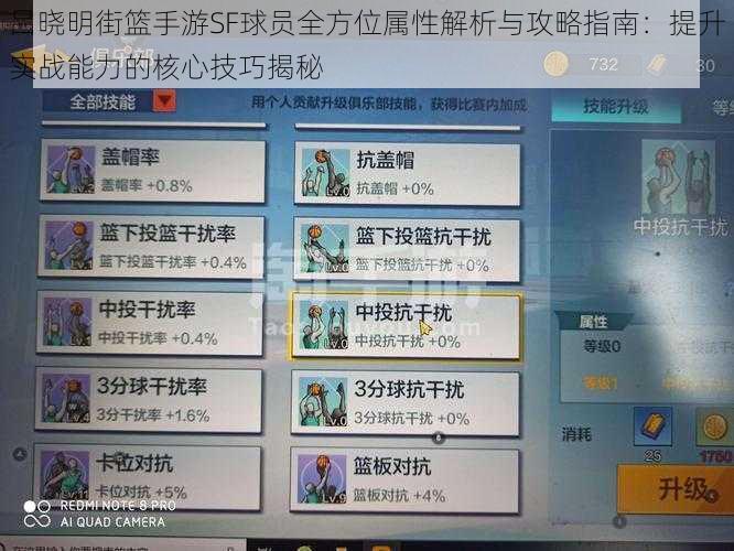 吕晓明街篮手游SF球员全方位属性解析与攻略指南：提升实战能力的核心技巧揭秘