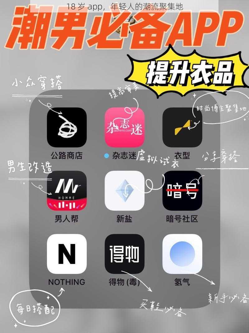 18 岁 app，年轻人的潮流聚集地