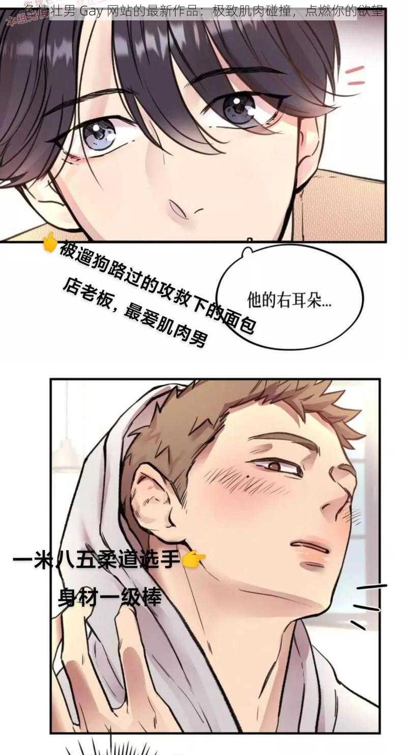 色情壮男 Gay 网站的最新作品：极致肌肉碰撞，点燃你的欲望