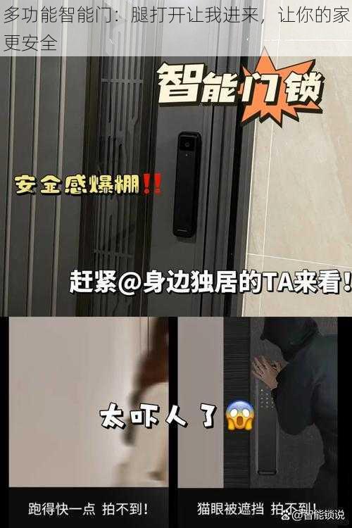 多功能智能门：腿打开让我进来，让你的家更安全