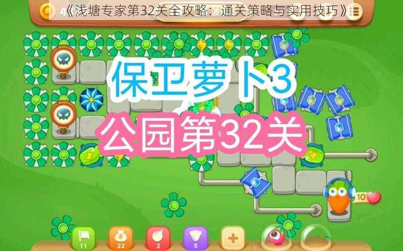 《浅塘专家第32关全攻略：通关策略与实用技巧》