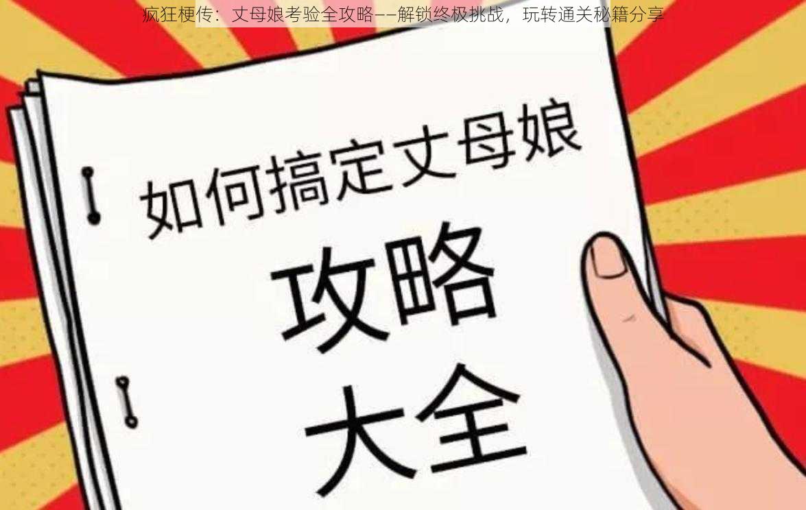 疯狂梗传：丈母娘考验全攻略——解锁终极挑战，玩转通关秘籍分享