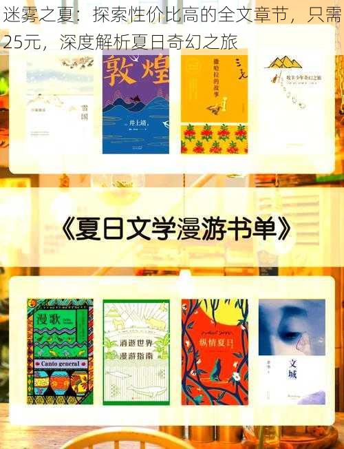 迷雾之夏：探索性价比高的全文章节，只需25元，深度解析夏日奇幻之旅