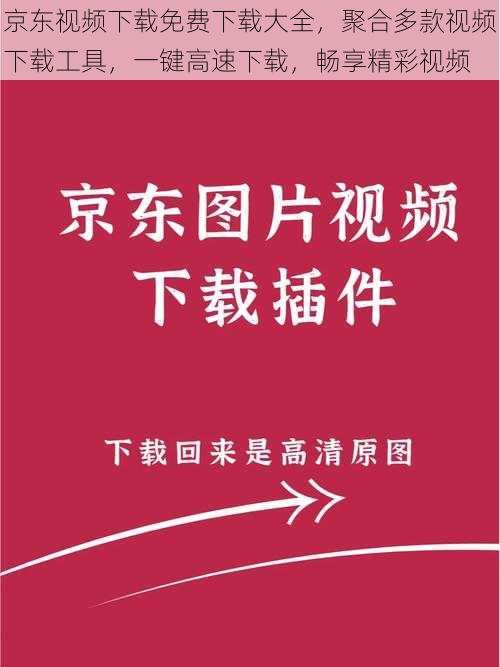 京东视频下载免费下载大全，聚合多款视频下载工具，一键高速下载，畅享精彩视频