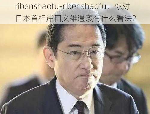 ribenshaofu-ribenshaofu，你对日本首相岸田文雄遇袭有什么看法？