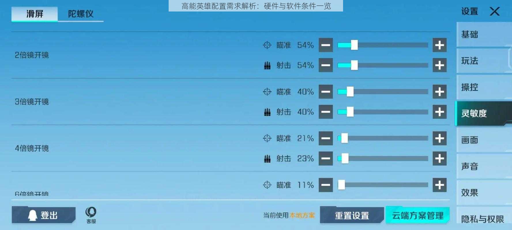 高能英雄配置需求解析：硬件与软件条件一览