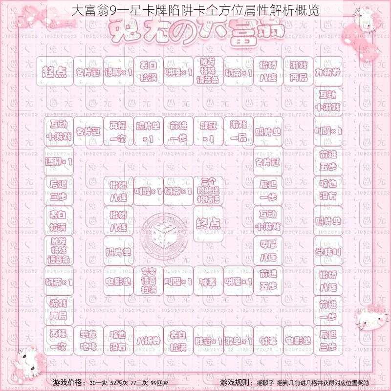 大富翁9一星卡牌陷阱卡全方位属性解析概览