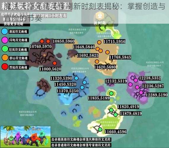 魔法天空岛精英怪刷新时刻表揭秘：掌握创造与冒险的节奏