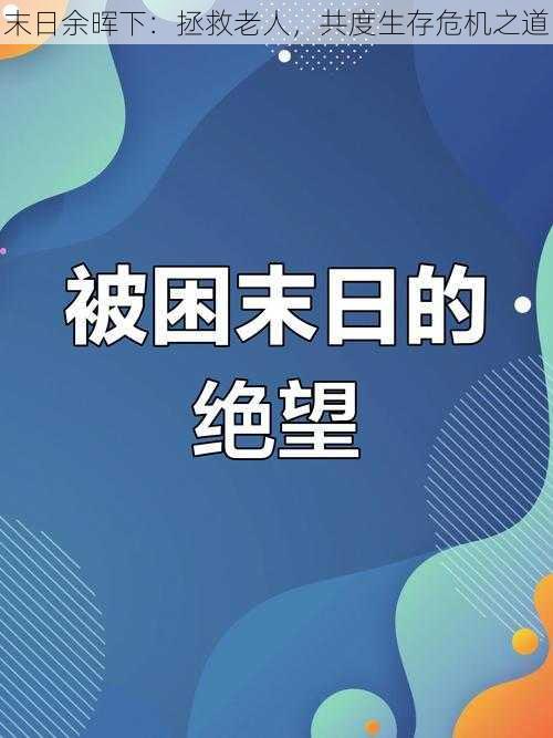 末日余晖下：拯救老人，共度生存危机之道