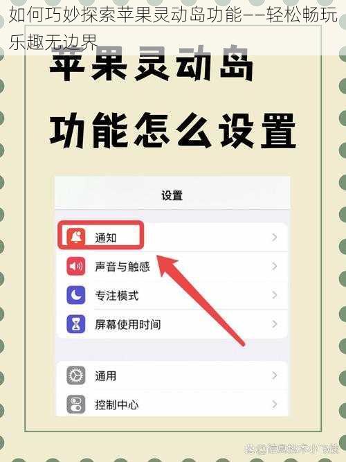 如何巧妙探索苹果灵动岛功能——轻松畅玩乐趣无边界