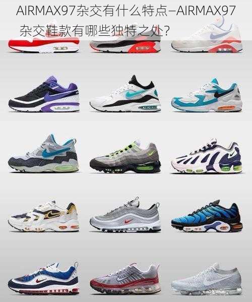 AIRMAX97杂交有什么特点—AIRMAX97 杂交鞋款有哪些独特之处？