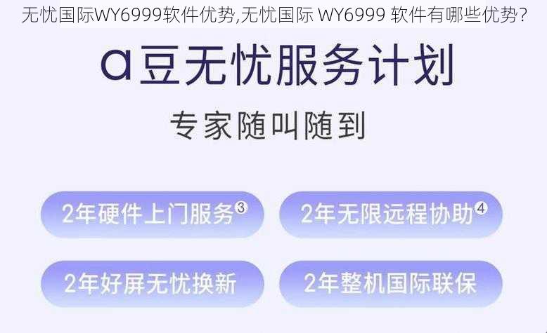 无忧国际WY6999软件优势,无忧国际 WY6999 软件有哪些优势？