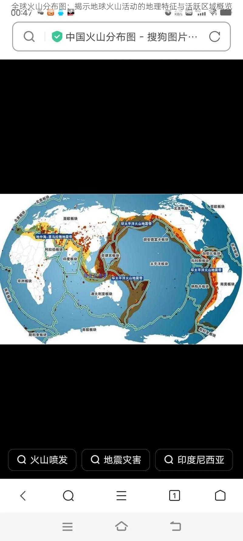 全球火山分布图：揭示地球火山活动的地理特征与活跃区域概览