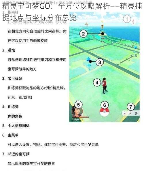 精灵宝可梦GO：全方位攻略解析——精灵捕捉地点与坐标分布总览